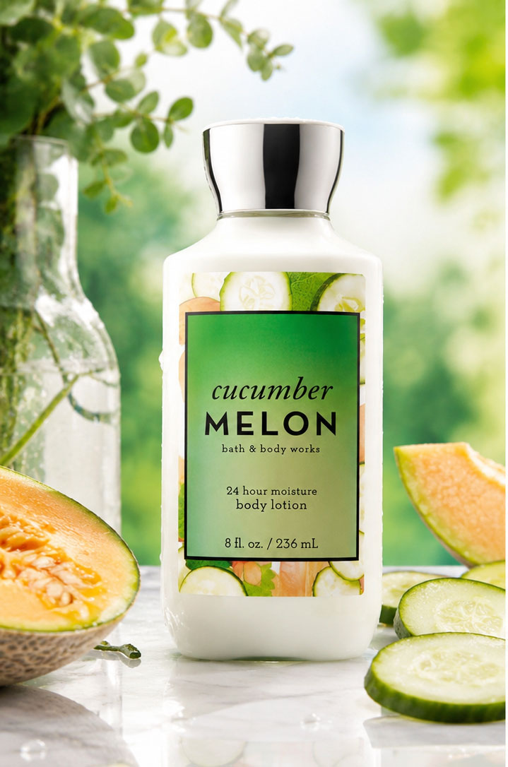 لوسیون بدن بس اند بادی ورکز Cucumber Melon